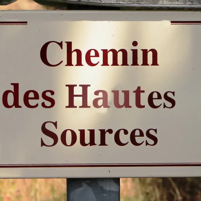 Chemin des Hautes Sources